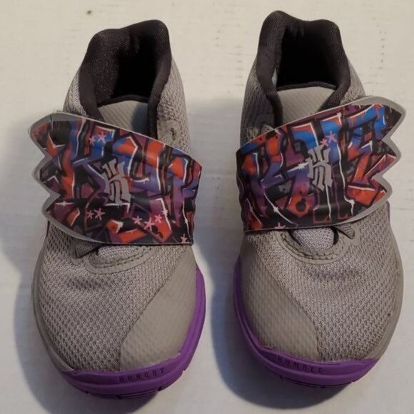 Nike Kyrie 5 TD Shoes Sneakers Graffiti Basketball Toddler BOYS INFANT 9 C YOUTH - Picture 2 of 10